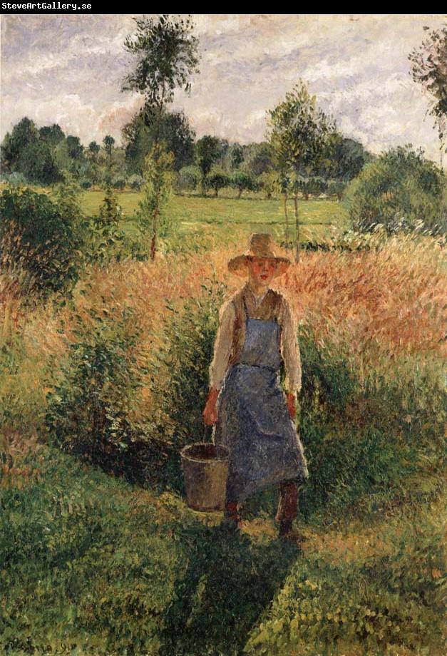 Camille Pissarro The Gardener,Afternoon Sun,Eragny